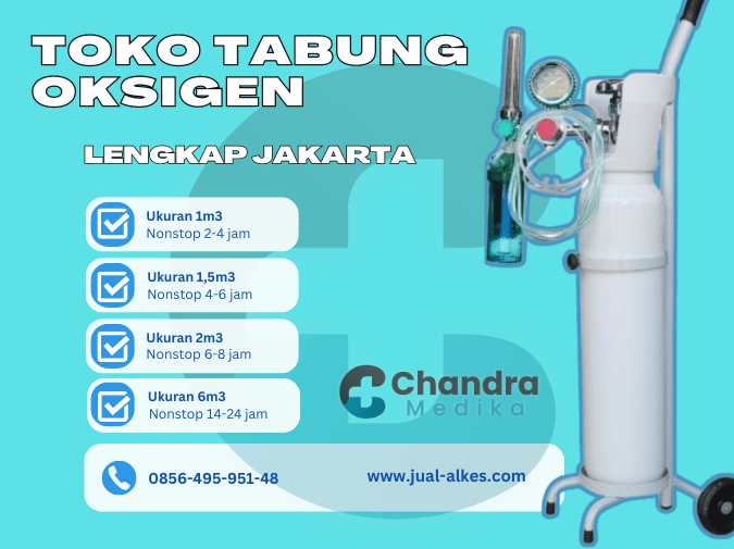 tabung oksigen kecil lengkap