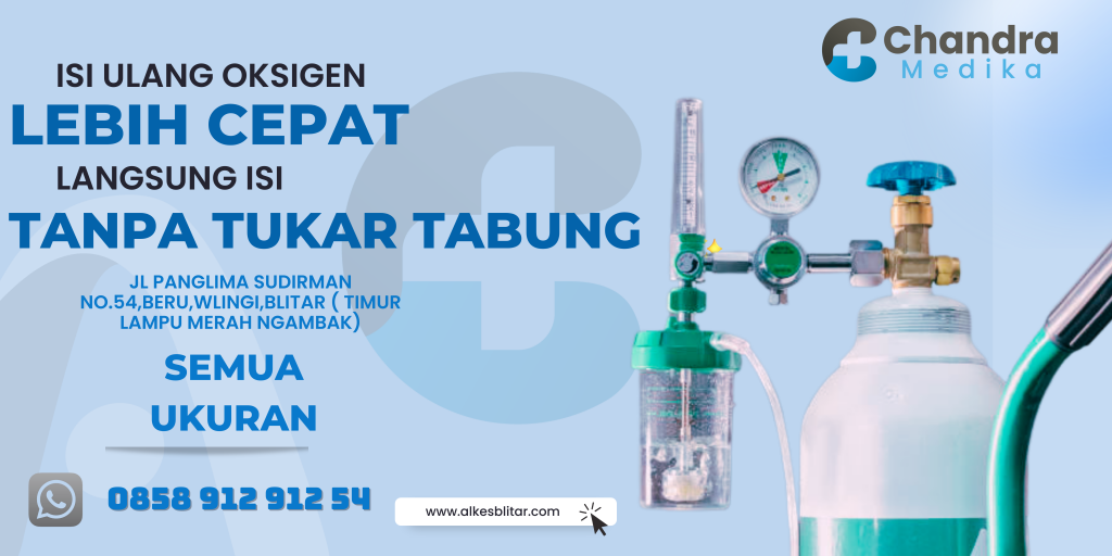 refil oksigen di blitar