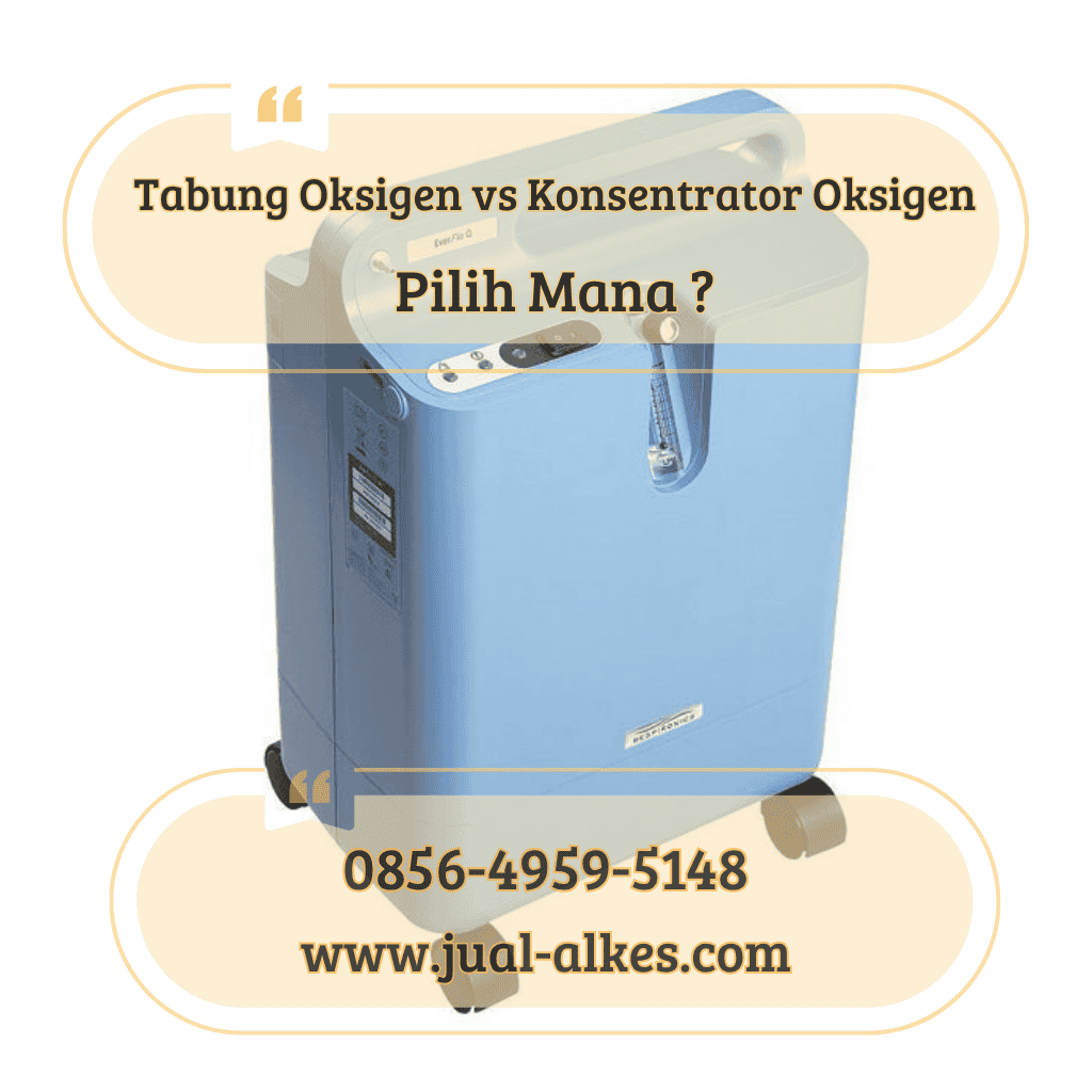 tabung oksigen dan konsentrator oksigen