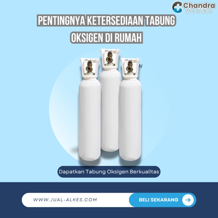 Tabung oksigen bukan lagi perlengkapan yang hanya ditemukan di rumah sakit atau klinik, tetapi juga menjadi salah satu alat kesehatan yang patut tersedia di rumah, terutama bagi keluarga dengan anggota yang memiliki masalah pernapasan