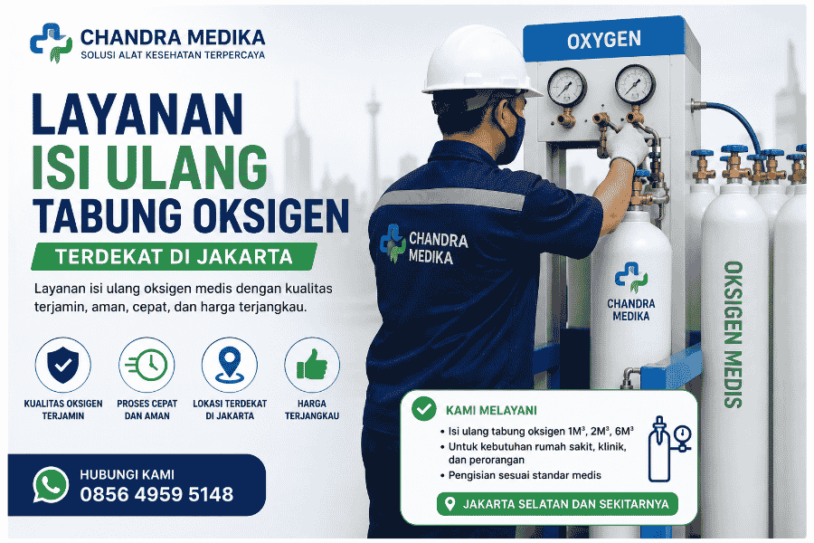 layanan isi ulang tabung oksigen medis